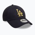 Cappello da baseball New Era Metallic 9Forty Los Angeles Dodgers navy