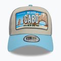 Cappello da baseball New Era Licence Plate Los Angeles Trucker beige chiaro 2