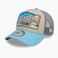 Cappello da baseball New Era Licence Plate Los Angeles Trucker beige chiaro 3