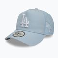 Cappello da baseball New Era League Essential Trucker Los Angeles Dodgers blu pastello 3