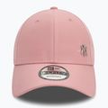 Cappello da baseball New Era Flawless 9Forty New York Yankees rosa scuro 3
