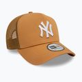 Cappello da baseball New Era League Essential Trucker New York Yankees beige scuro