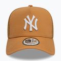 Cappello da baseball New Era League Essential Trucker New York Yankees beige scuro 2