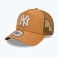 Cappello da baseball New Era League Essential Trucker New York Yankees beige scuro 3