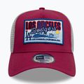 Cappello da baseball New Era MLB Patch Trucker Los Angeles Dodgers rosso scuro 2