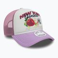 Cappello da baseball New Era Fruit Graphics Trucker New York Yankees rosa scuro