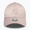 Cappello da baseball New Era Satin 9Forty New York Yankees rosa scuro da donna 2