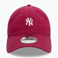 Cappello da baseball New Era Mini Washed 9Twenty New York Yankees rosso scuro 3