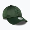 Cappello da baseball New Era Satin 9Forty Oakland Athletics verde scuro