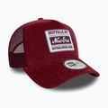 Cappello da baseball New Era NE Patch Cord Trucker rosso scuro