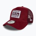 Cappello da baseball New Era NE Patch Cord Trucker rosso scuro 2