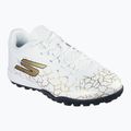SKECHERS Skx_1.5 Youth Jr TF bianco/oro scarpe da calcio per bambini 8