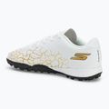 SKECHERS Skx_1.5 Youth Jr TF bianco/oro scarpe da calcio per bambini 3