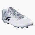 SKECHERS Razor 1.5 Youth Jr FG bianco/argento scarpe da calcio per bambini 8