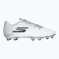 SKECHERS Razor 1.5 Youth Jr FG bianco/argento scarpe da calcio per bambini 9