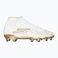 SKECHERS Razor 1.5 Academy FG scarpe da calcio uomo bianco/oro 9