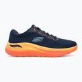 SKECHERS scarpe da uomo Arch Fit 2.0 in pelle navy/multi assetto 2