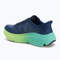 Scarpe da corsa SKECHERS Max Cushioning Endeavour Hallandale donna navy/lime 3