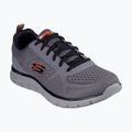 Scarpe da uomo Skechers Track Leshur carbone/arancione