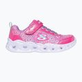 Scarpe bambini SKECHERS Heart Lights Boogie Love hot pink/multi 2