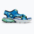 SKECHERS Mega Splash sandali per bambini nero/blu/lime 2