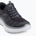 Scarpe da donna SKECHERS Summits Plus Soft Luster carbone/argento 7