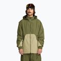 Giacca da snowboard uomo Volcom Longo GTX dark olive
