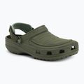 Zoccolo Crocs Yukon Vista II LR da uomo verde militare 2
