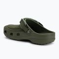 Zoccolo Crocs Yukon Vista II LR da uomo verde militare 4