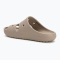 Infradito Crocs Classic Sandal V2 taupe da donna 3