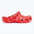 Zoccolo Crocs Classic Valentines Day rosso ciliegia 3