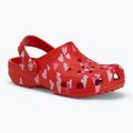 Zoccolo Crocs Classic Valentines Day per bambini rosso ciliegia 2