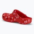 Zoccolo Crocs Classic Valentines Day per bambini rosso ciliegia 4