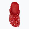 Zoccolo Crocs Classic Valentines Day per bambini rosso ciliegia 6