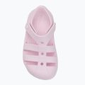 Crocs Classic Fisherman Kids Toddler sandali rosa latte 5