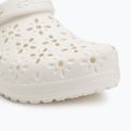 Crocs Classic Floral Cutout Clog infradito in gesso 8