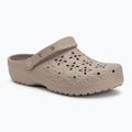 Crocs Classic Floral Cutout Clog infradito taupe