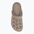Crocs Classic Floral Cutout Clog infradito taupe 6