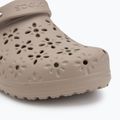 Crocs Classic Floral Cutout Clog infradito taupe 8