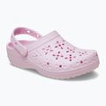Crocs Classic Floral Cutout Clog rosa latte