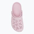Crocs Classic Floral Cutout Clog rosa latte 6