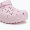 Crocs Classic Floral Cutout Clog rosa latte 8