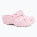 Crocs Classic Floral Cutout Clog Kids Toddler infradito rosa latte