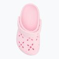 Crocs Classic Floral Cutout Clog Kids Toddler infradito rosa latte 6