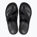 Infradito Crocs Getaway Platform Toe Loop donna nero 2