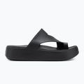 Infradito Crocs Getaway Platform Toe Loop donna nero 2