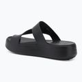 Infradito Crocs Getaway Platform Toe Loop donna nero 3