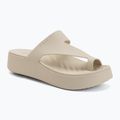 Infradito da donna Crocs Getaway Platform Toe Loop sandstone