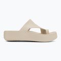 Infradito da donna Crocs Getaway Platform Toe Loop sandstone 2