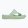 Infradito donna Crocs Getaway Platform Toe Loop jade tint